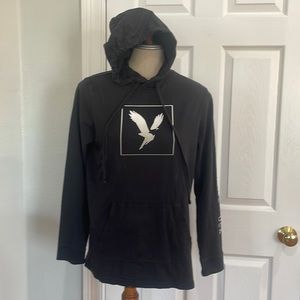 American eagle hoodie super soft long sleeve pull over standard fit mens size XS